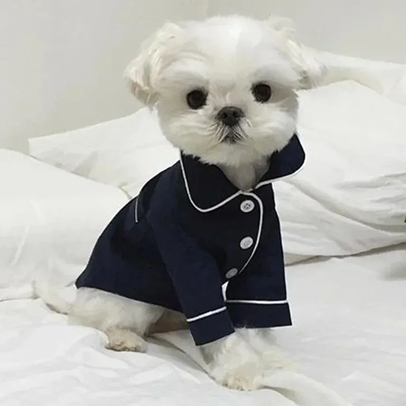 

Summer Dog Pajamas Pet Shirt for Small Dogs Chihuahua Yorkshire Puppy Soft Apparel