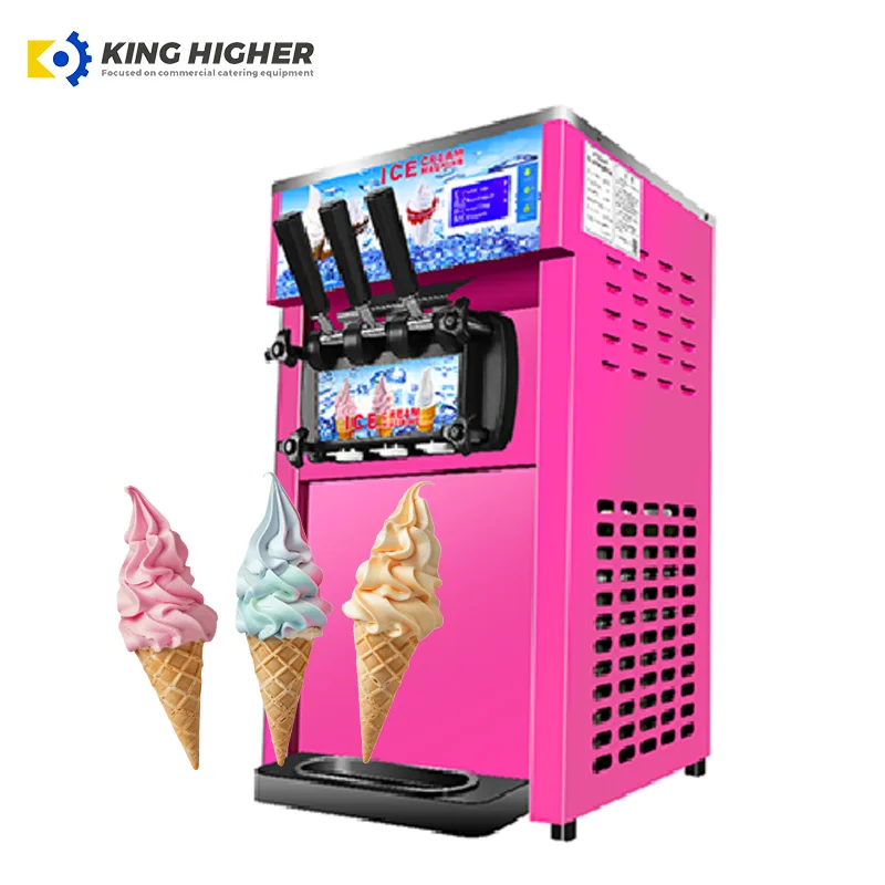 Wholesale Commercial Use Soft Serve Ice Cream Making Machine Gelato Ice Cream Maker Low Price Fruit Milk Chocolate Ingredients