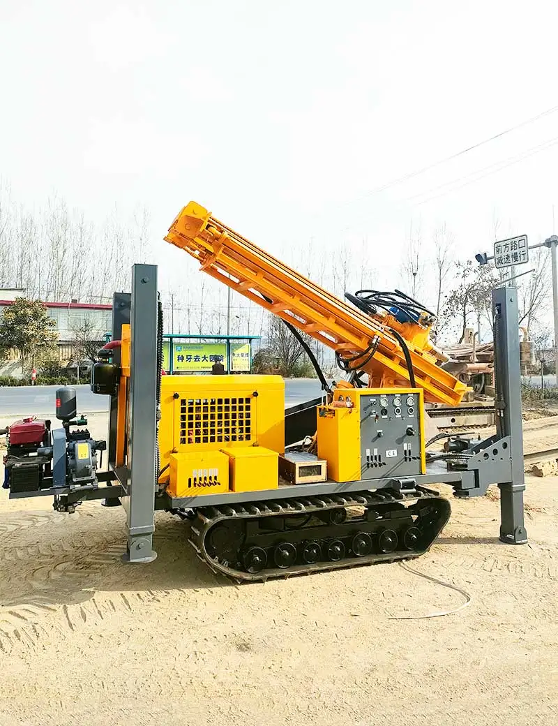 Customized Underground Borehole Machine Equipment Pneumatic Portable 200m Deep Hole Water Well Drilling Rig