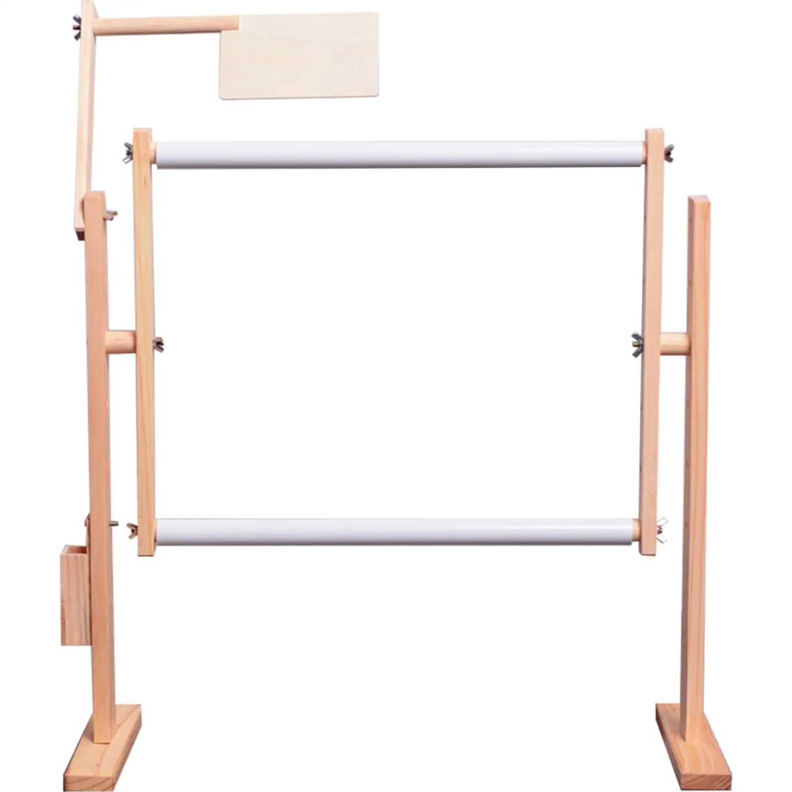

Solid Wood Cross Stitch Frame Rack Desktop Embroidery Floor Stand Handmade Tools