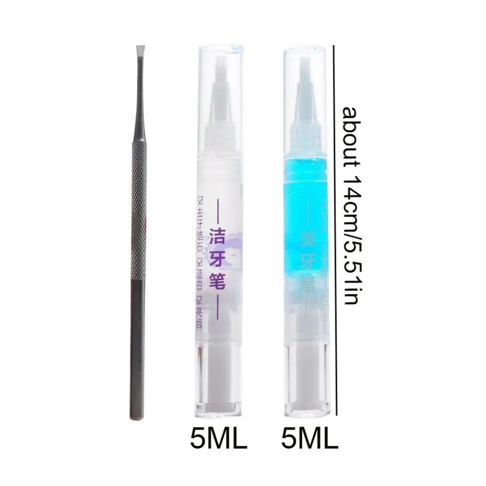 5ml Hunde zähne Reinigungs stift transparente Stift form Haustier Zahns teine Schaber Kunststoff Hund Zahnbürste Stift für Hunde Katzen