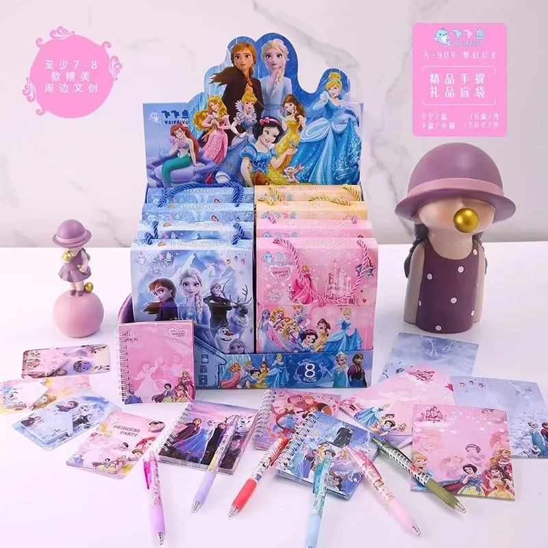 

Disney Frozen Stationery Set Gift Box Cute Girl Heart Princess Stationery Cartoon Surprise Gift Learning Supplies Birthday Gift