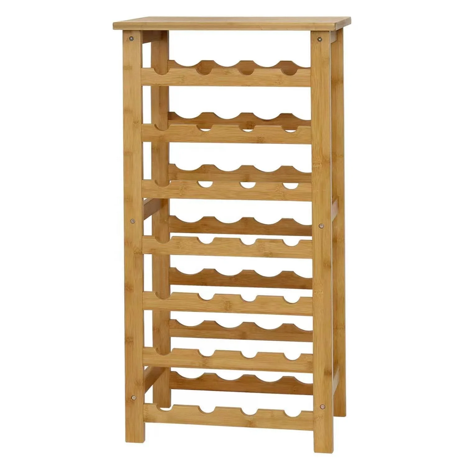

Bamboo Wine Rack Seven-layer Vertical Wine Rack Suitable for Family Kitchen Living Room bar