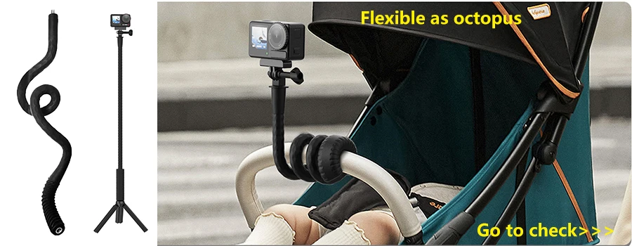 Flexible Metallrohrstange Einbeinstativ Selfie Stick Ständer mit 1/4 Zoll Schraube/Kugelkopf-Verlängerungsarm für Kamerastativ-Handy – Detail 2