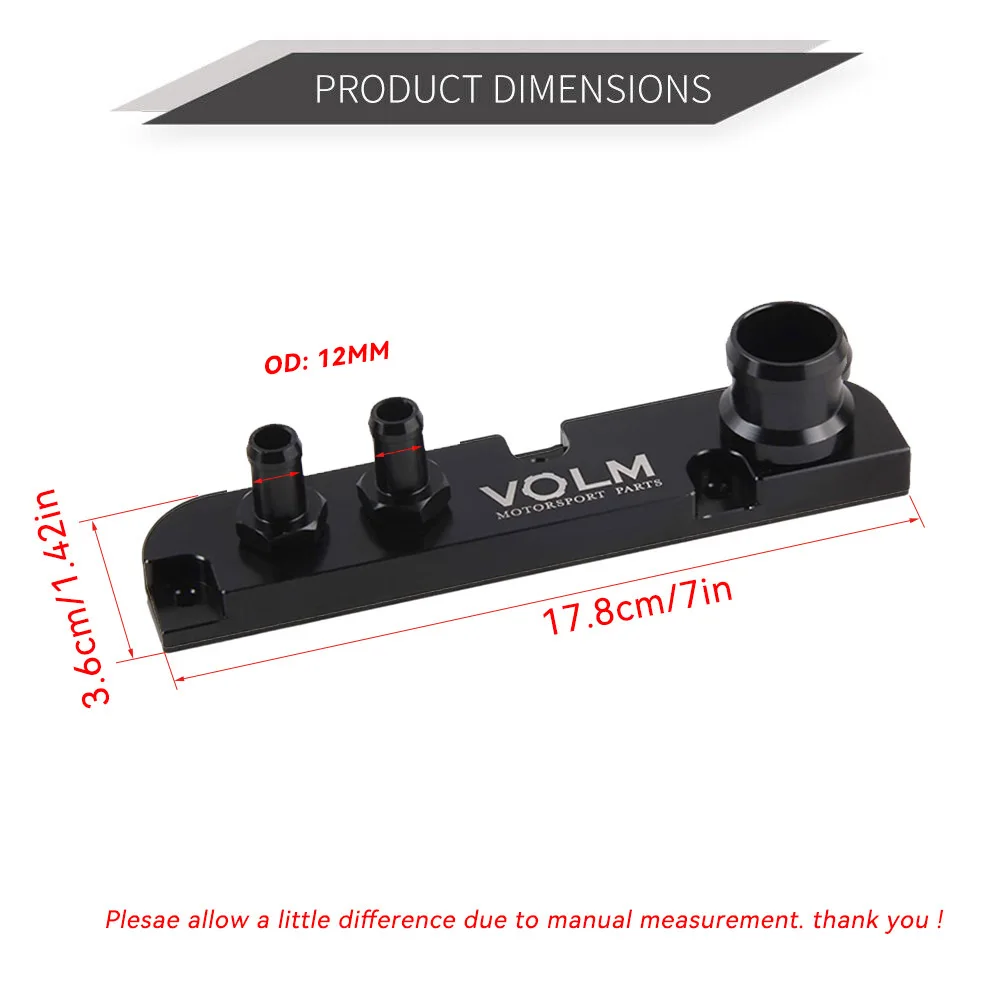 Zawór PCV pokrywa odpowietrzający Adapter do vw audi SEAT SKODA 2.0 TFSI 1 2 gen ea113 — zdjęcie 4