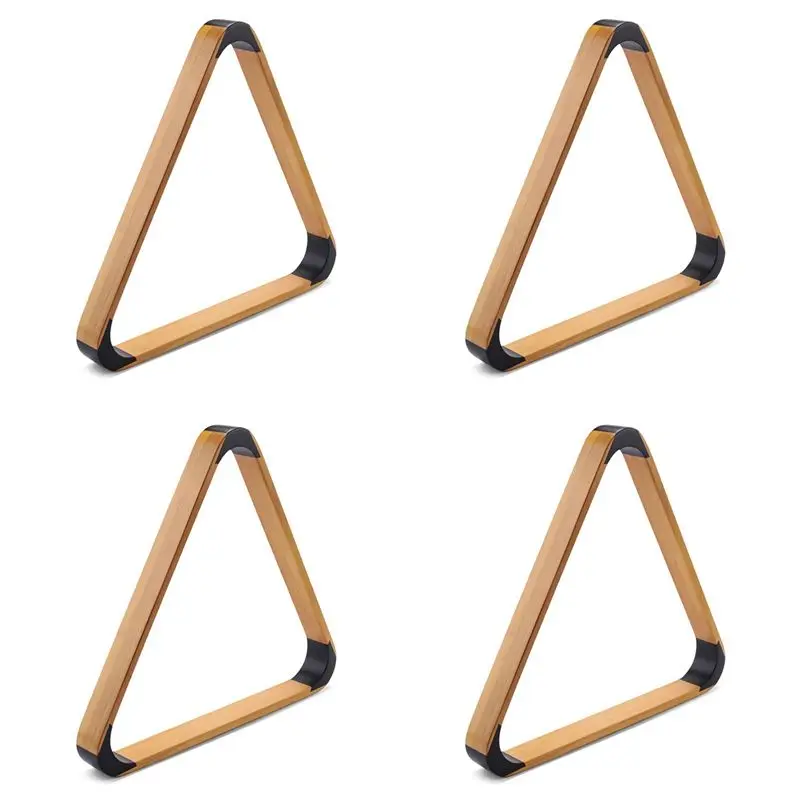 

AEF6-4X Wooden Billiard Ball Rack Solid Triangle Rack Pool Ball Racks Triangle Billiard Ball Racks Billiards Triangle Rack