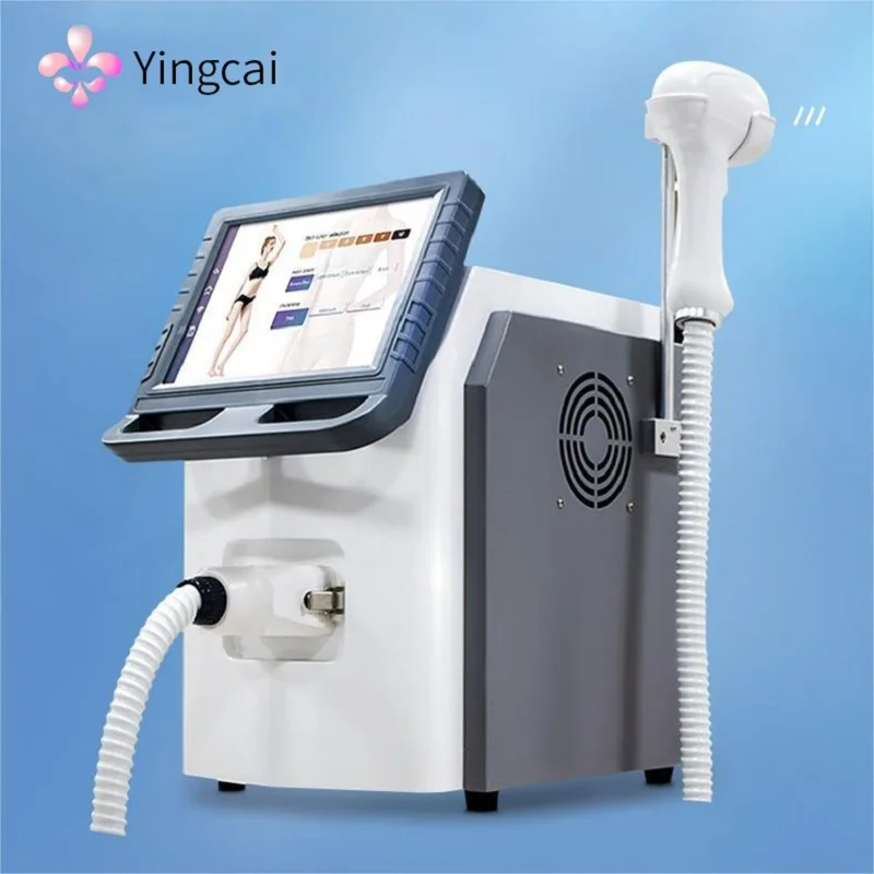 

Yingcai professional Portable 808 Diode Laser freezing point Hair Removal Machine 1000W Body Face Underarm Cooling Head Epilator