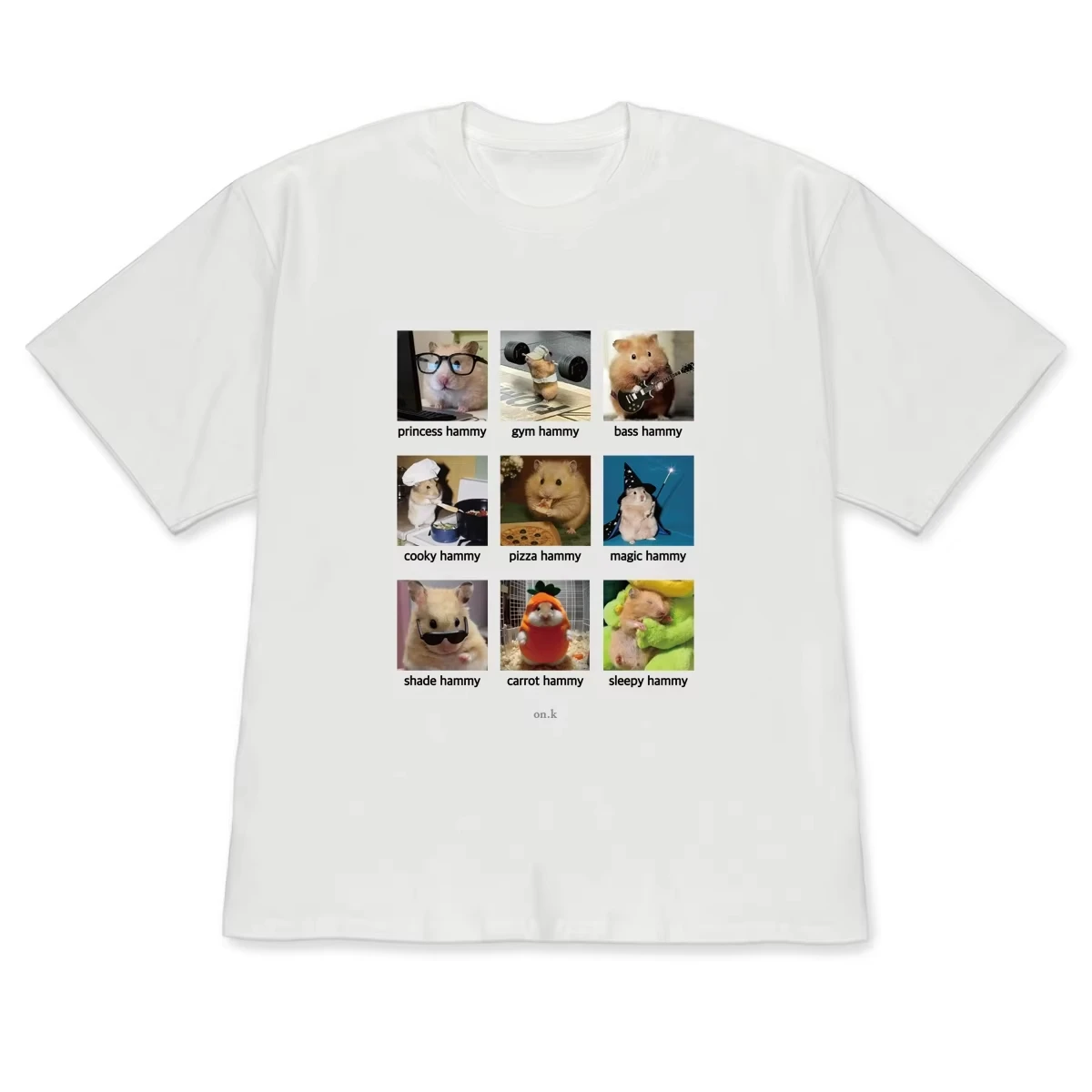 Funny Puppy Mood Grid Graphic T-shirt Versatile Short-Sleeve White Casual Crew Neck Top Cute Quirky Dog Meme Tee for Women Men