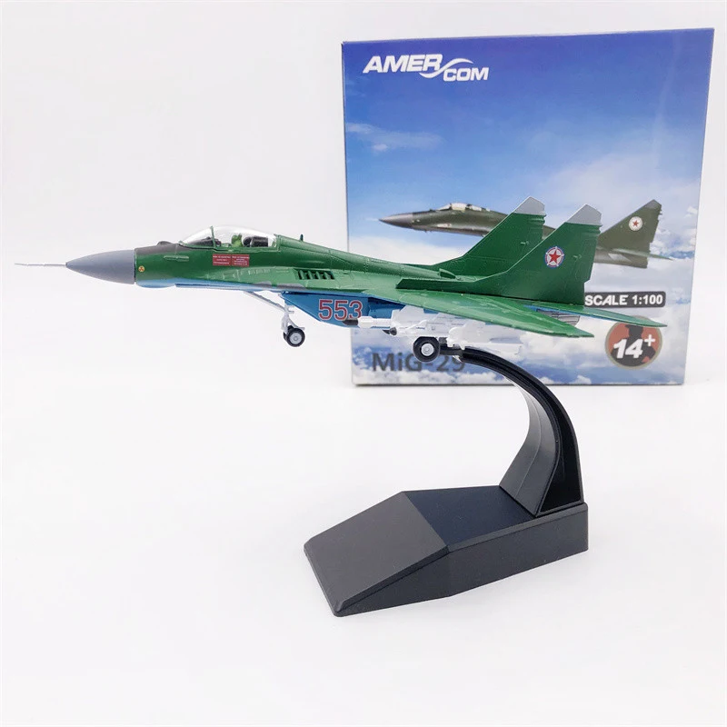 

1/100 Scale Korean Air Force MIG-29A MiG 29 Fulcrum Military Combat Aircraft Model Collection Toys Gift Decoration Display