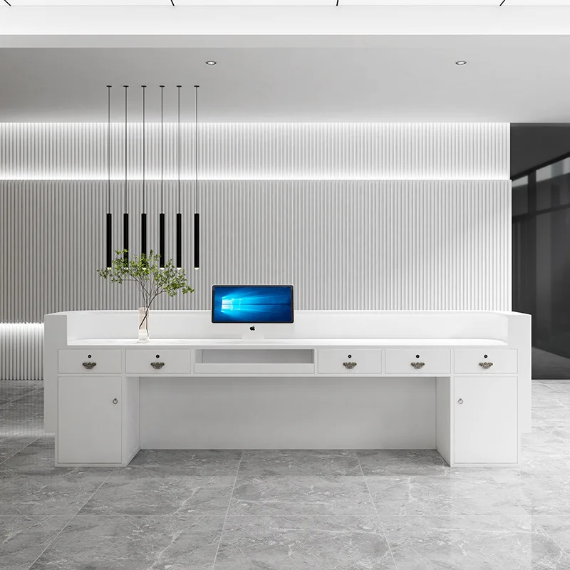 Mostrador de caja de salón de belleza Simple, clínica de estética médica, mostrador de caja de recepción, muebles de recepción, Casse JT40C