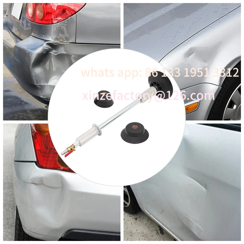 تخصيص الهواء الهوائية دنت مجتذب سيارة السيارات الجسم إصلاح شفط كأس الشريحة أداة فراغ الشريحة المطرقة مع 3 أكواب شفط #4