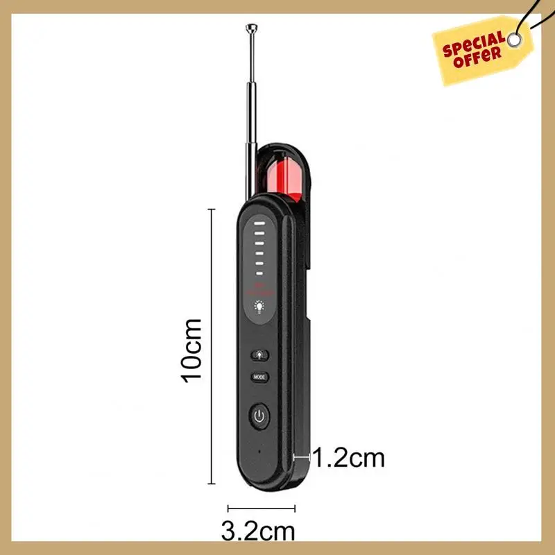 Stable Performance-Portable LED RF Wireless  High Sensitivity Anti- Cameras Finder For Listening & Surveillanc