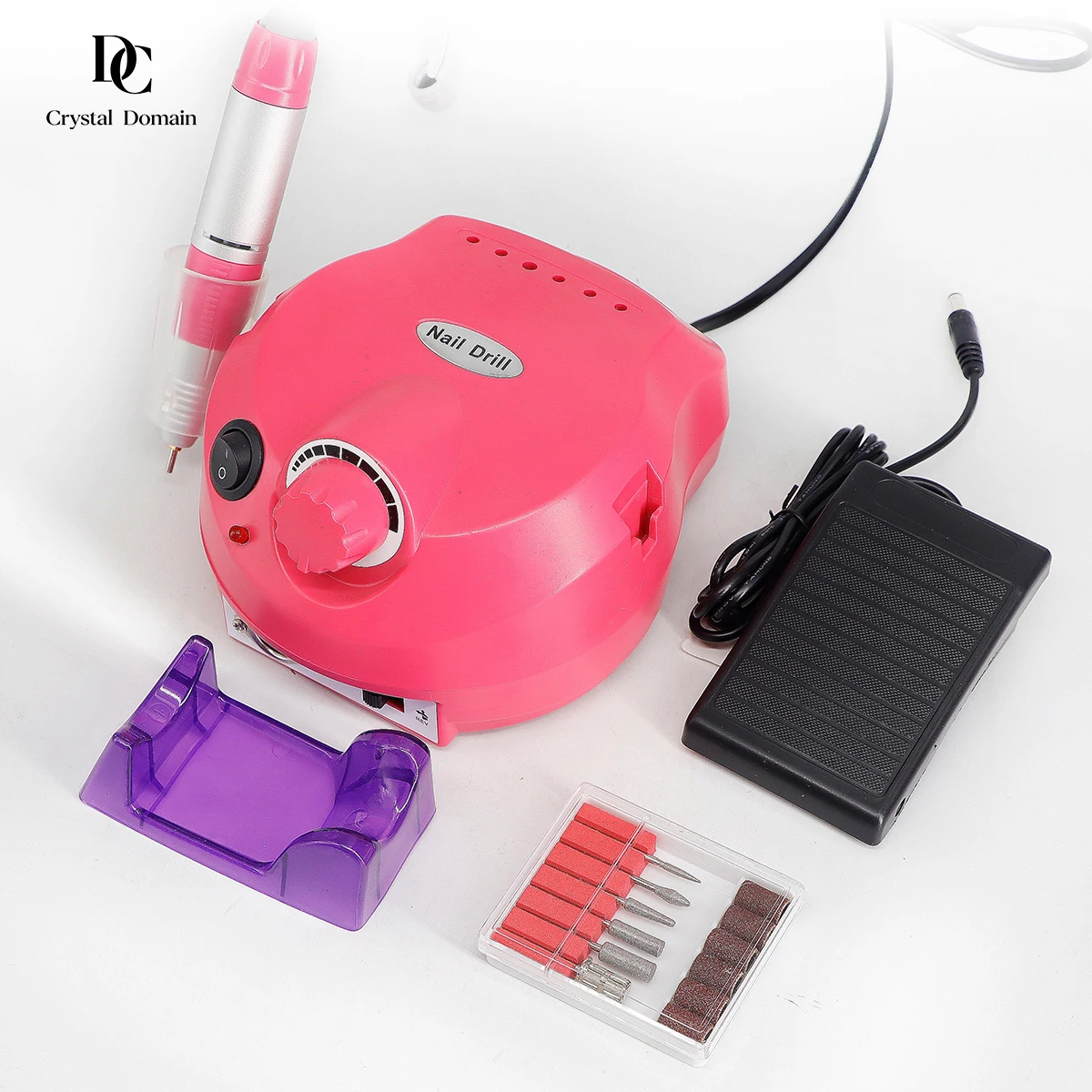 

Electric Nail Drill Machine 7 Colors Electric Nail Sander Electric Manicure Tool Nail Drill Machine With Bits Set