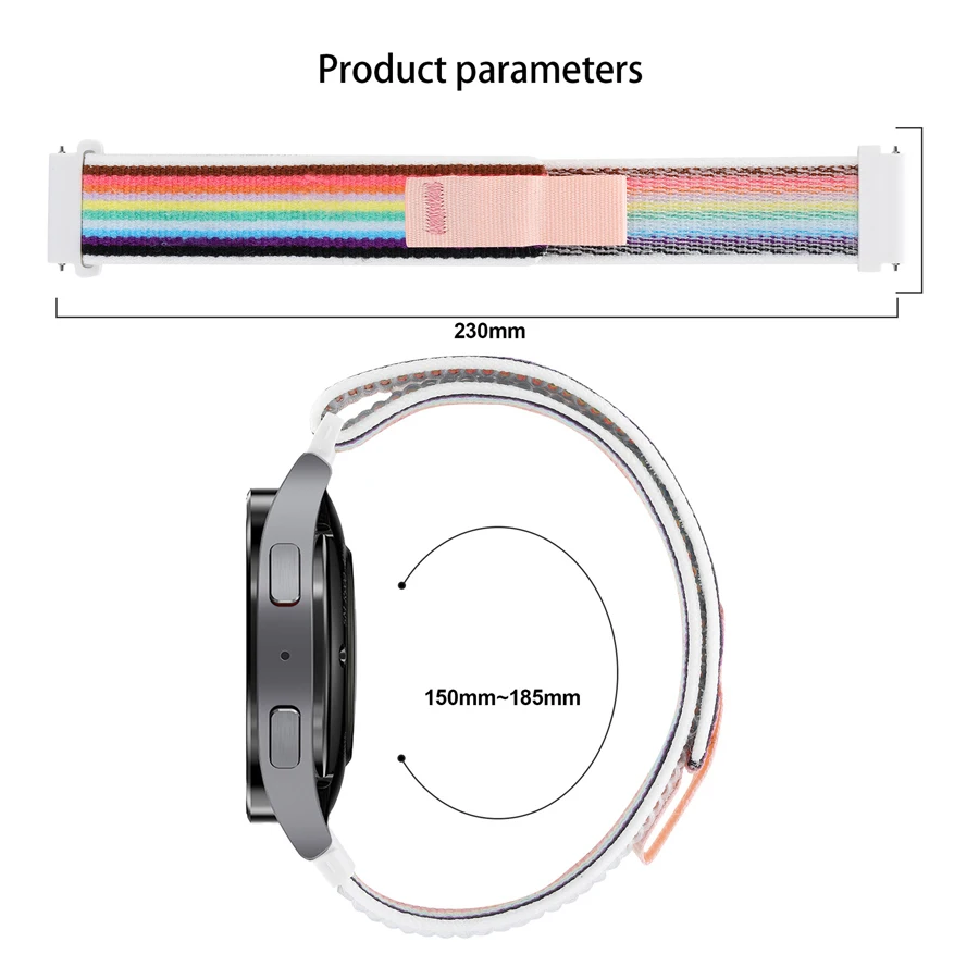 22mm Nylon Loop Watch Band for Huawei Watch GT 3 2 46mm GT3/GT2 Pro Bracelet Strap For Huawei Watch 4 Pro Wristband Correa Belt image 6