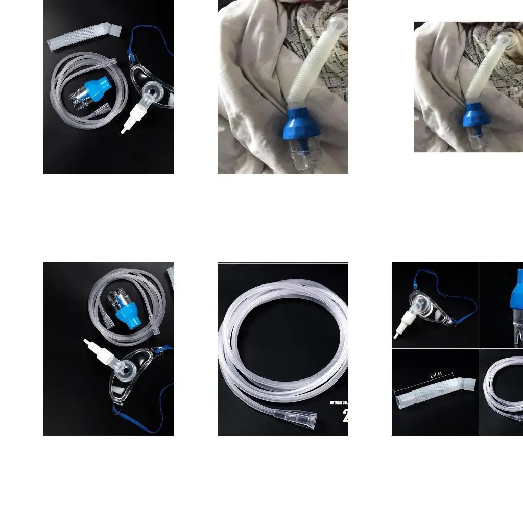 Classroom Demonstration Tracheotomy Teaching Set with Neck Area Mask, Transparent Tubing and Coordinated Airway Accessory