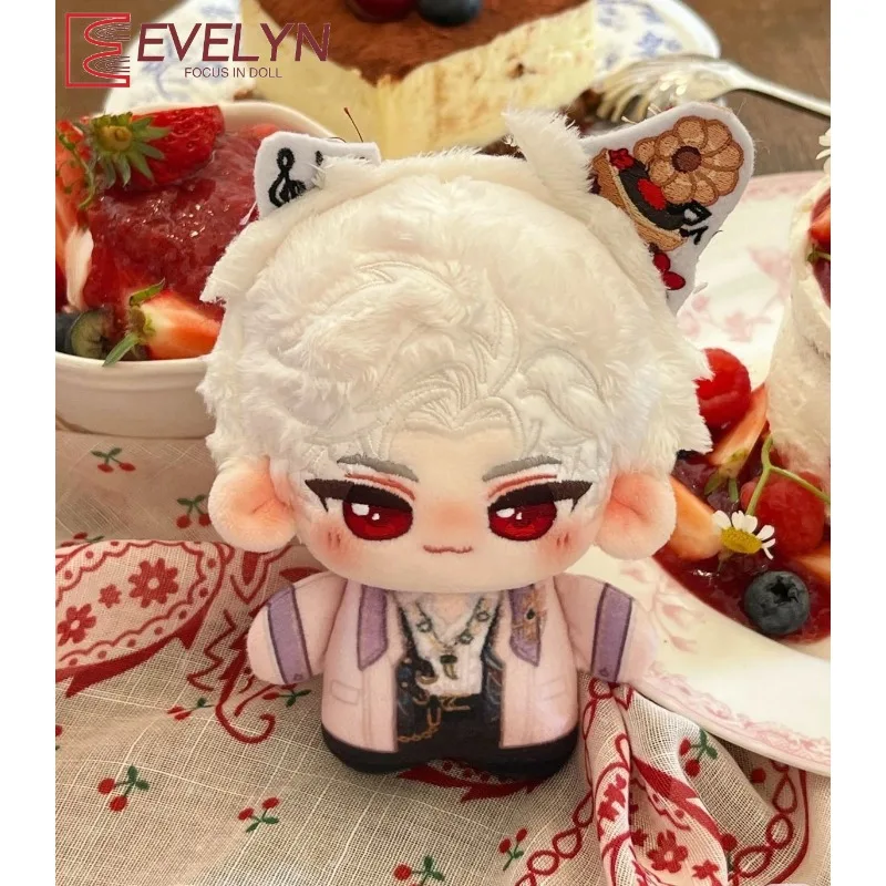 Evelyn Leuke 10 cm Liefde en Deepspace Figuur Sylus Qin Che Katoenen Pop Hanger Pluche Sleutelhanger Spel Periferie Verzamelen speelgoed Geschenken