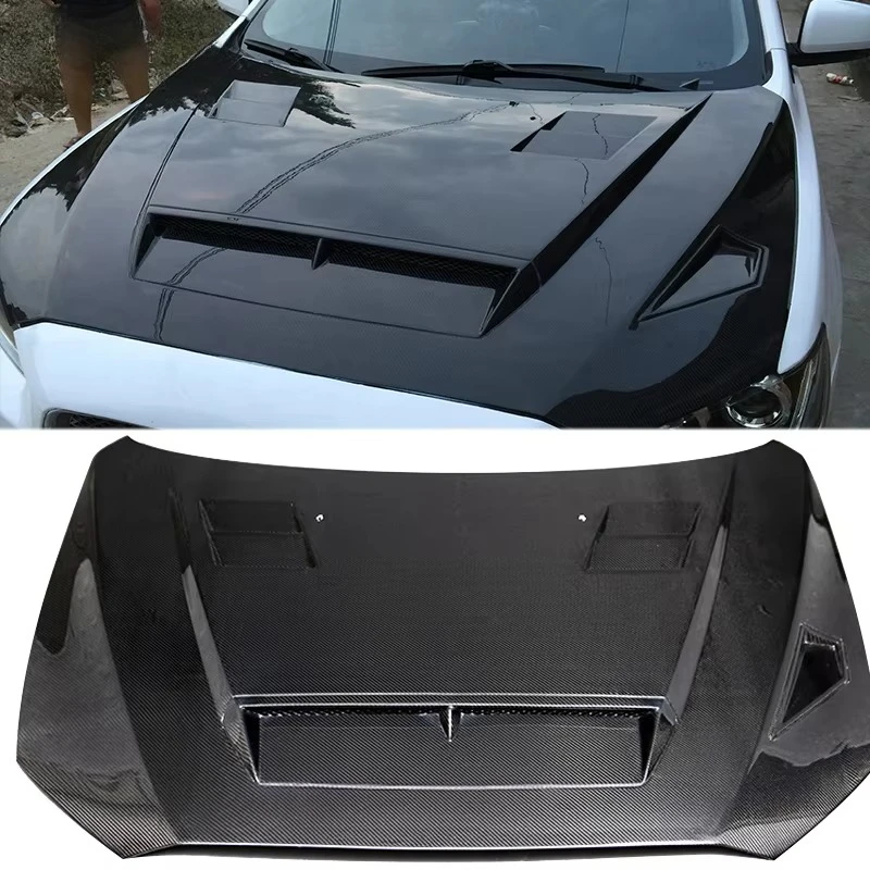 

For 10th Gen Wing God Carbon Fiber Vented Engine Hood