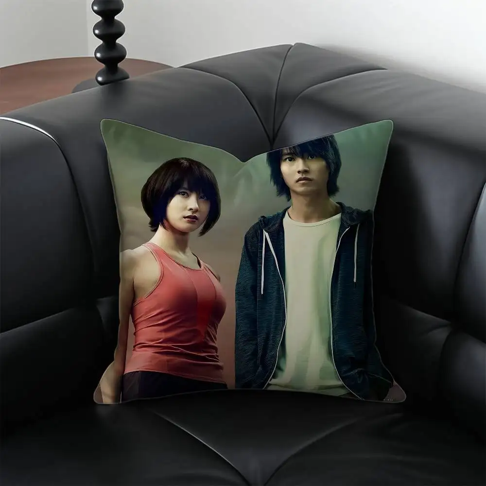 Hot Tv A-Alice In Borderland Pillow Case Skin-Friendly And Comfortable Fabric Pillowcase Lnvisible Lilky Zipper