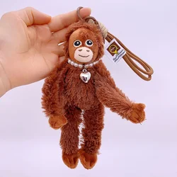 20cm Cartoon Animal Monkey Pendant Plush Doll Hot Sale Monkey Keychain Plushes Soft Stuffed Backpack Pendant Dolls Car Hanging