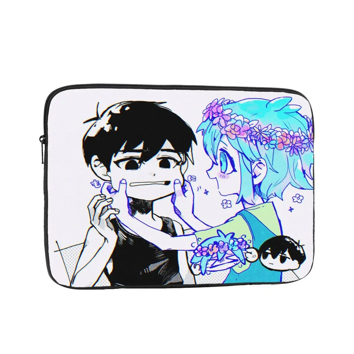 Laptop Notebook Sleeve Cover Bag Omori Basil Sunny Tablet Sleeve Case Video Game 12 13 15 17 Inch Shockproof Case Bag