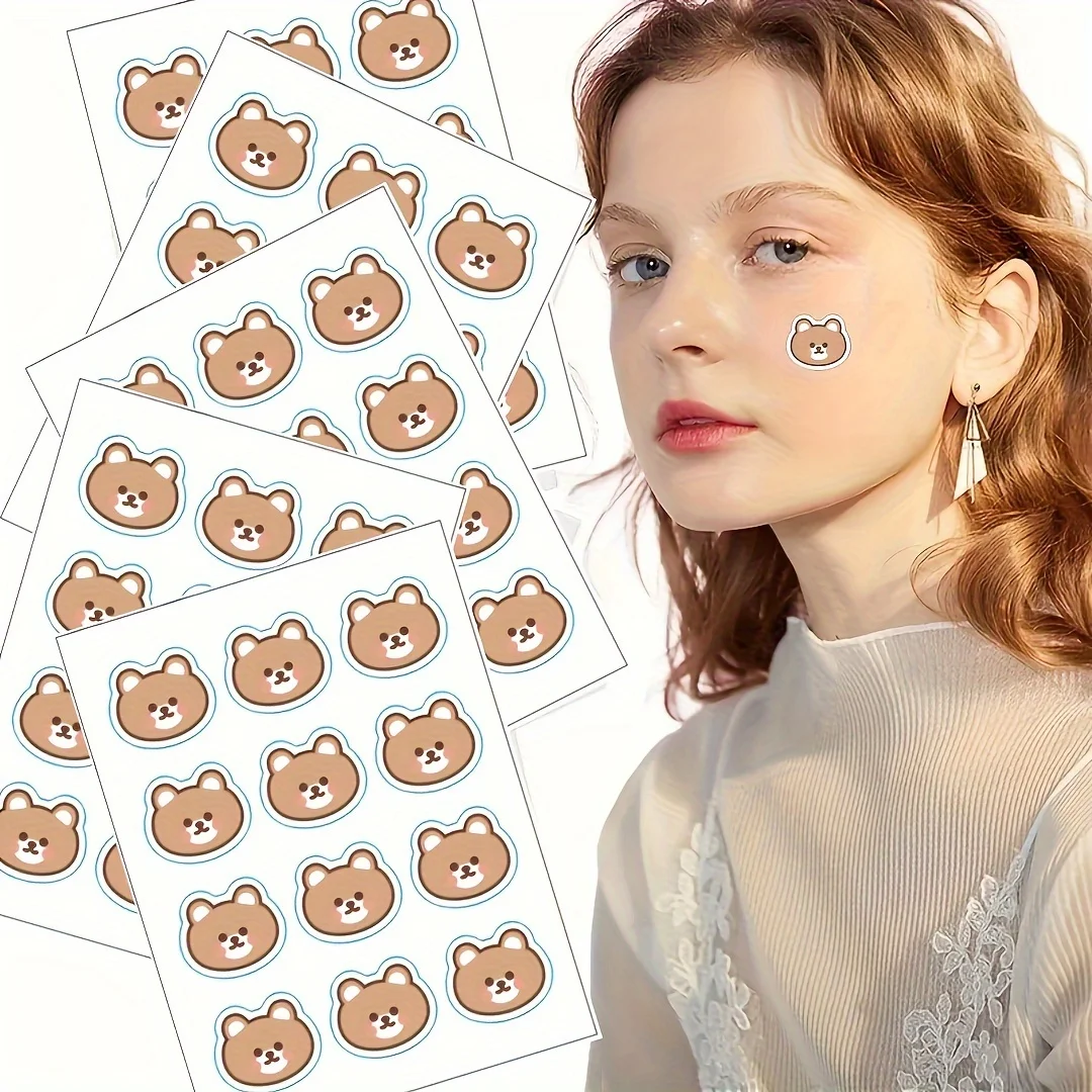 Cute cartoon pimple stickers, suitable for many occasions, skin gentle, waterproof, suitable for both men and women.