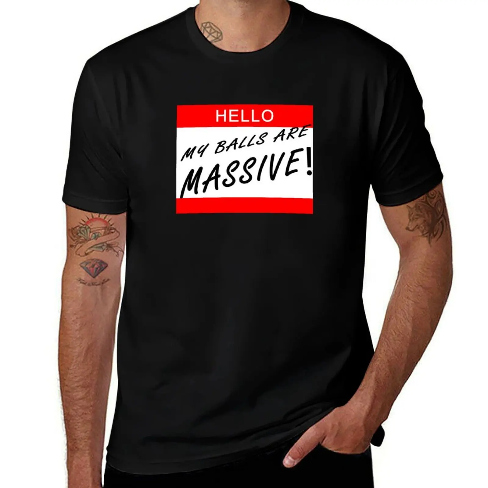 My balls are massive! T-Shirt Plus Size Short Sleeve T-Shirt