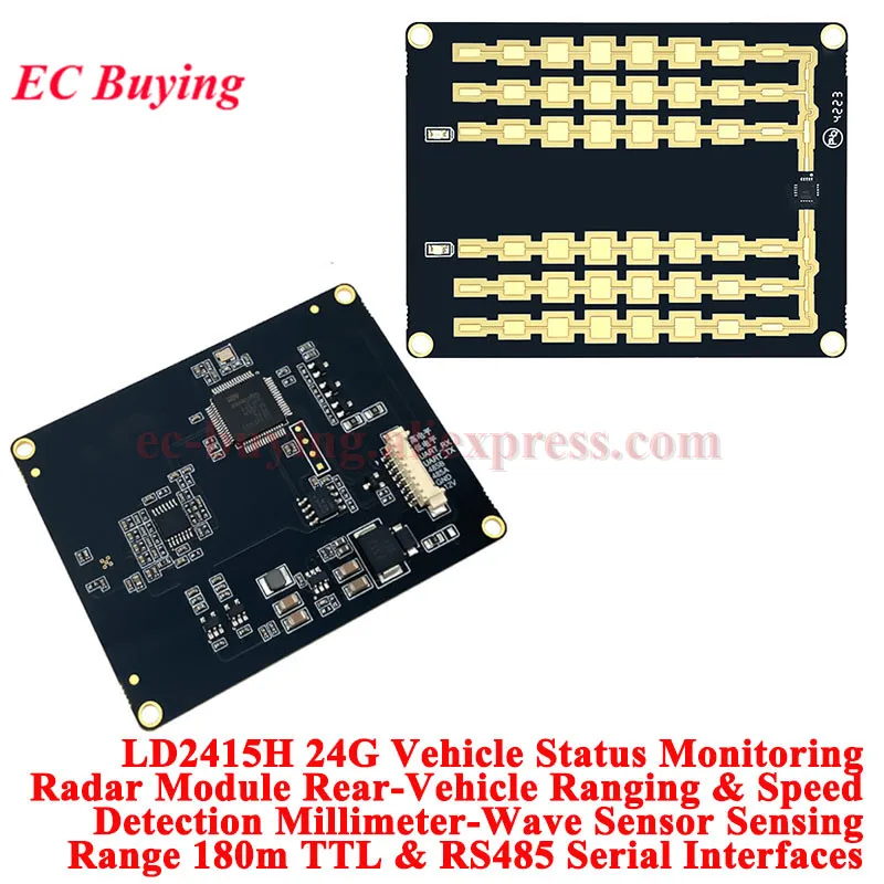 HLK-LD2451 LD2415H LD2417 24Ghz Road Vehicle Car Status Detection Sensor Ranging Speed Module Millimeter Wave Radar Blind Spot image 3