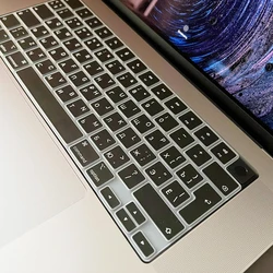 Funda de teclado EU/US para macbook pro, 14 pulgadas, 2021 m1, a2442/macbook pro, 16 pulgadas, 2021 m1 max, a2485, diseño de idioma diferente