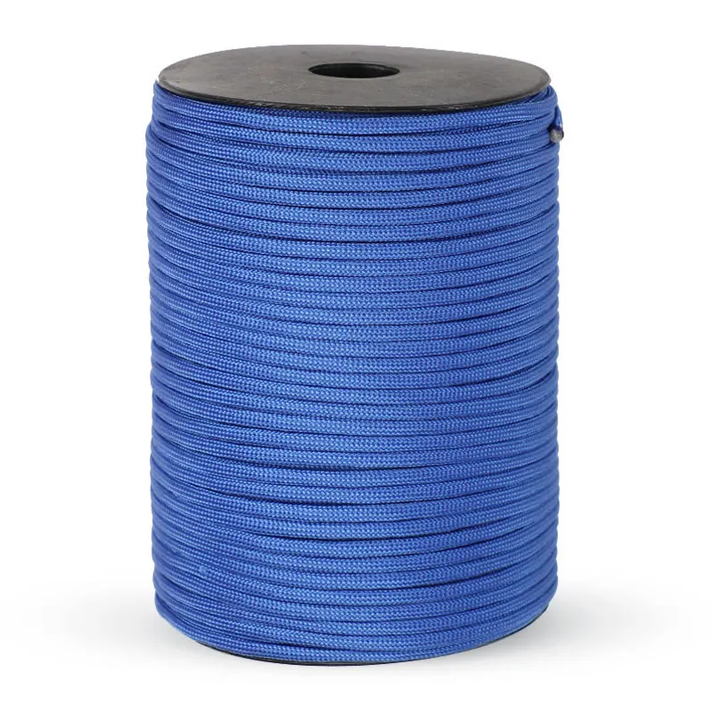 NONE 9 Kern 650lb Paracord 100 m Durchmesser 4 mm Militär Standard Fallschirmseil Zelt Lanyard Zubehör für Überlebensarmband DIY Herstellung 9