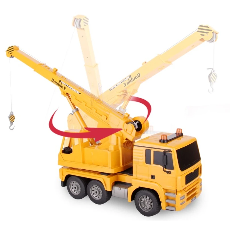 Camión doble águila 1/20, coche de Control remoto, grúa Rc, modelo de vehículo de ingeniería, grúa eléctrica, coche de juguete, regalo para niños y hombres