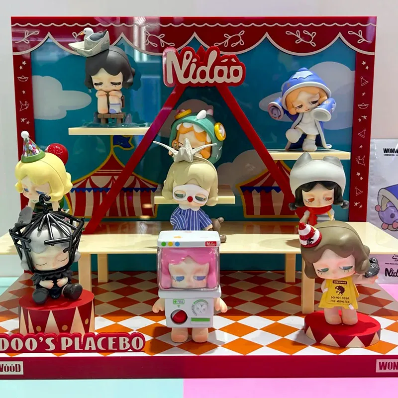 

Nidoo's Placebo Series Blind Box Nidoo Action Figure Mystery Box Anime Figurine Desk Model Surprise Toys