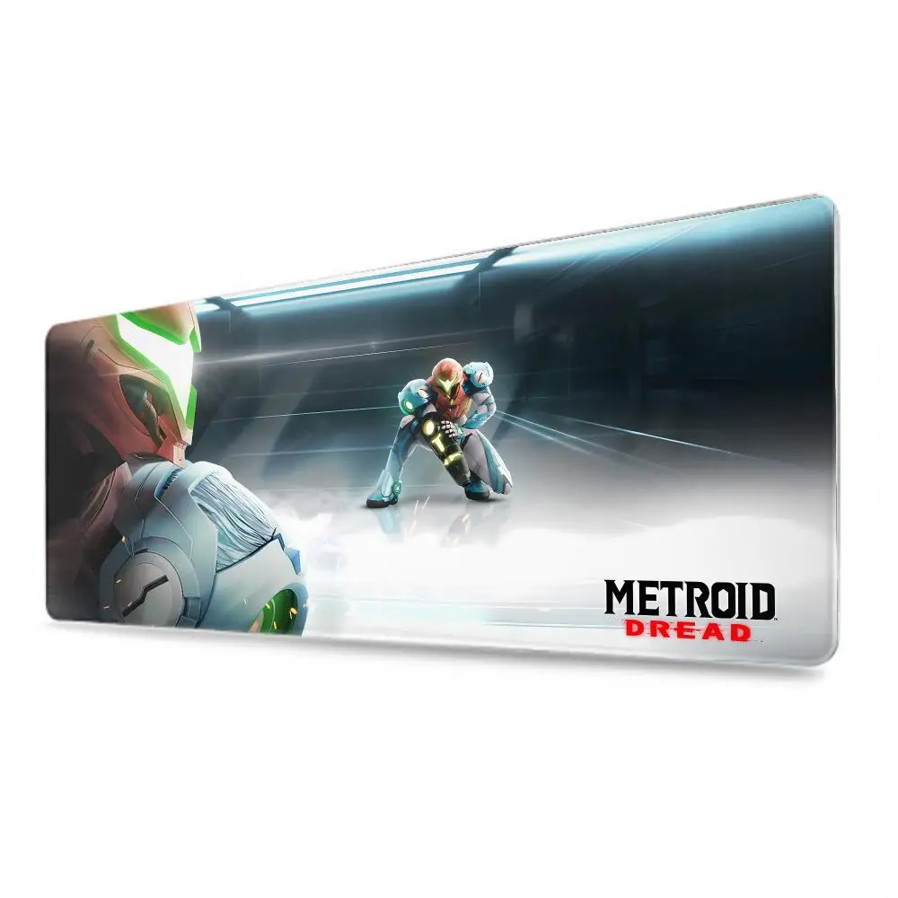 Game Metroids Mouse Pad Tablet Laptop xl desktop mouse mat cute HD printing Gaming keyboard pad Player 90x40 cm