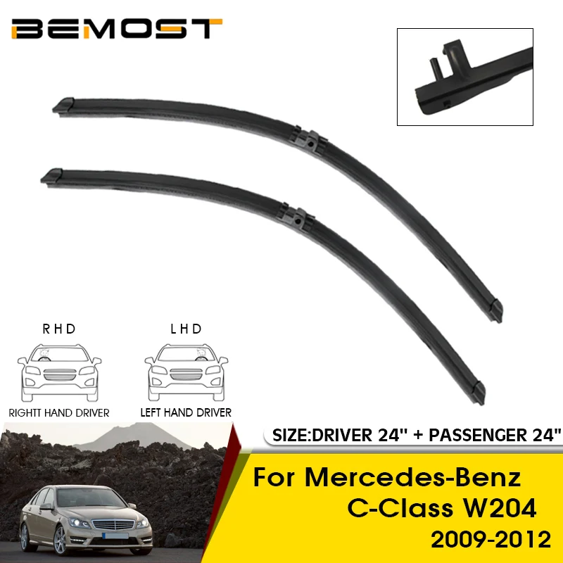 Car Wiper Blades For Mercedes-Benz C-Class W204 2009-2012 Windshield Windscreen Front Window Blades 24\