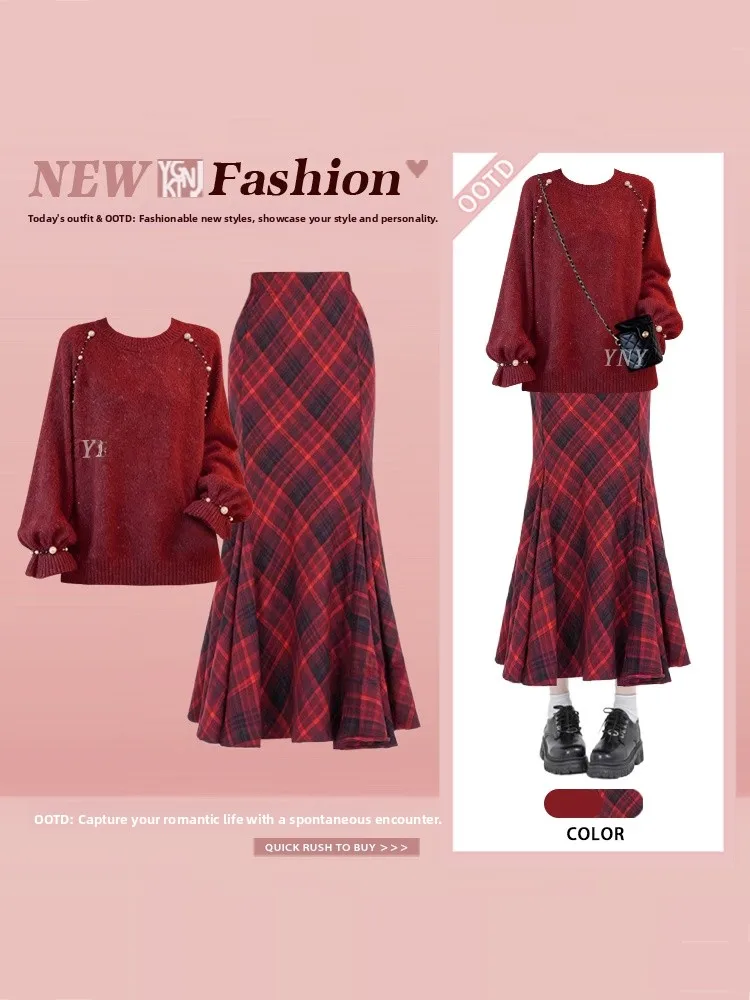 Winter Red Plaid Lo…