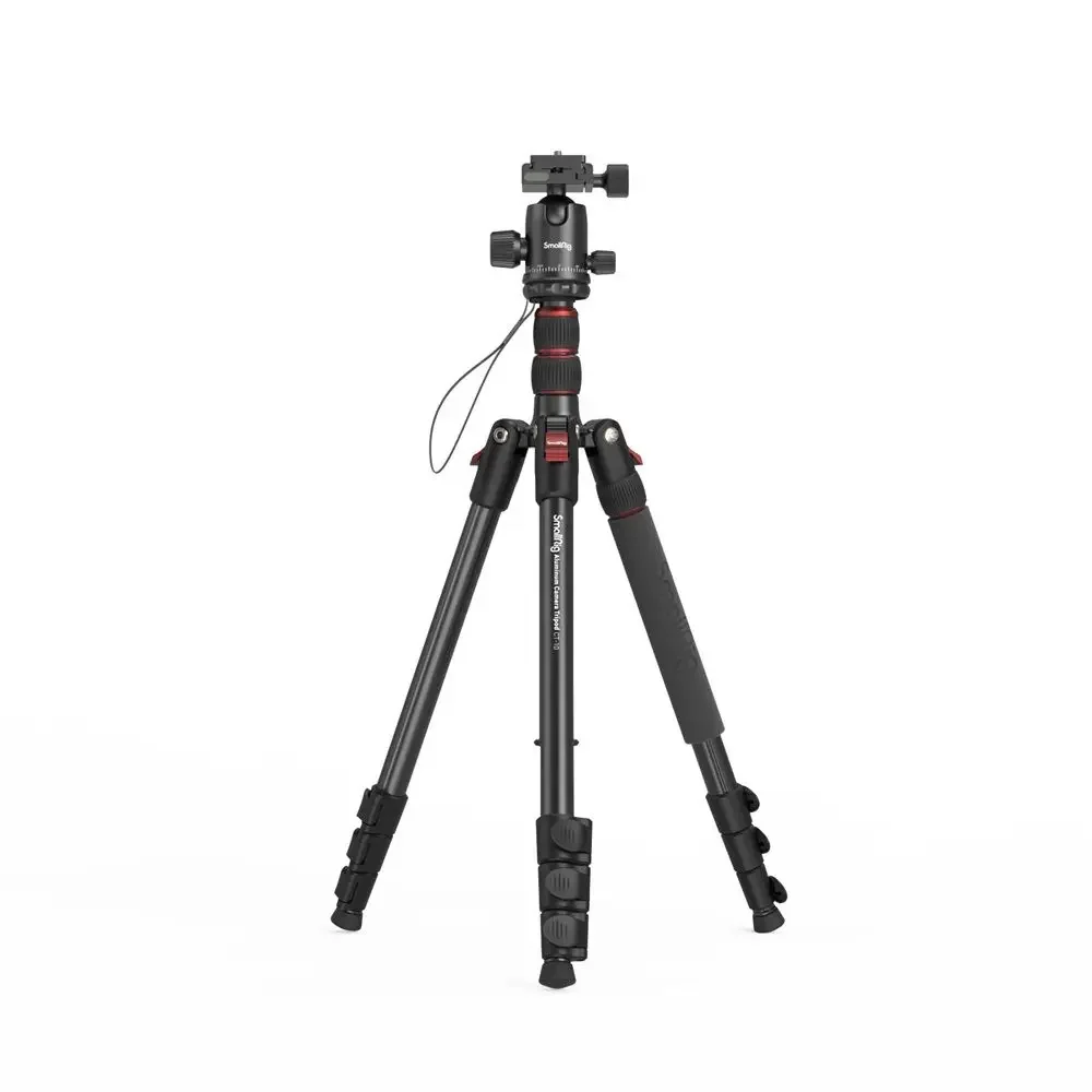 

SmallRig CT-10 Aluminum Camera Tripod Foldable Aluminum Tripod & Monopod, 360°Ball Head Detachable for DSLR Camera