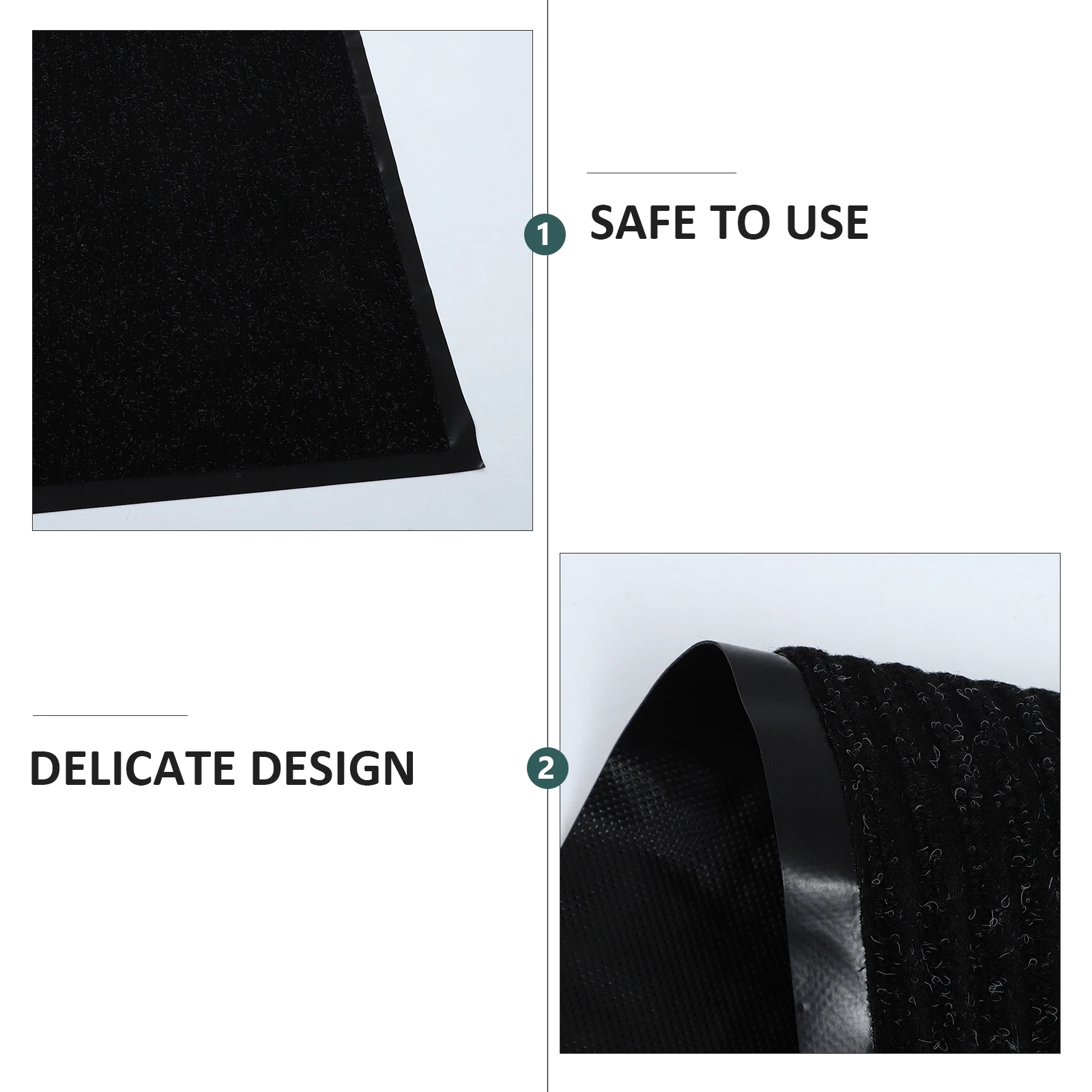 

Anti skid Floor Mat Polyester PVC Comfortable Non fade Modern Bedroom Bathroom Kitchen Front Door Living Room Doormat Ground Mat