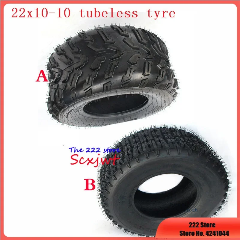 

22x10.00-10 ATV Vacuum wheel Tire 22x10-10 inch tubeless Tyre For Quad Chinese Off-Road 4-wheel go-kart Motorcycle Motocross