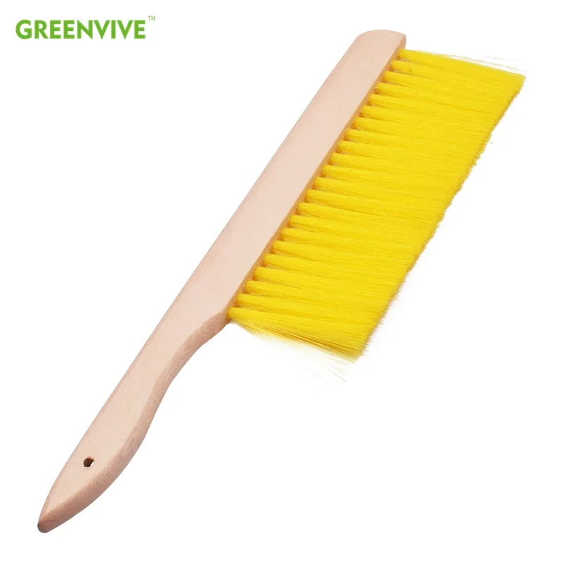 

Plastic Hair Bee Brushes Beekeeping Tools Three Rows Beehive Brush Beekeeping Brushes Apiculture Equipment Wood Handle Bee Brush