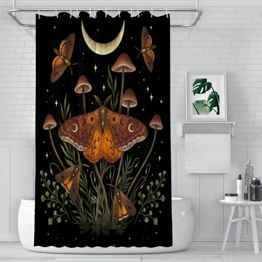 

Autumn Light Underwing Shower Curtain for Bathroom Aesthetic Room Decoration