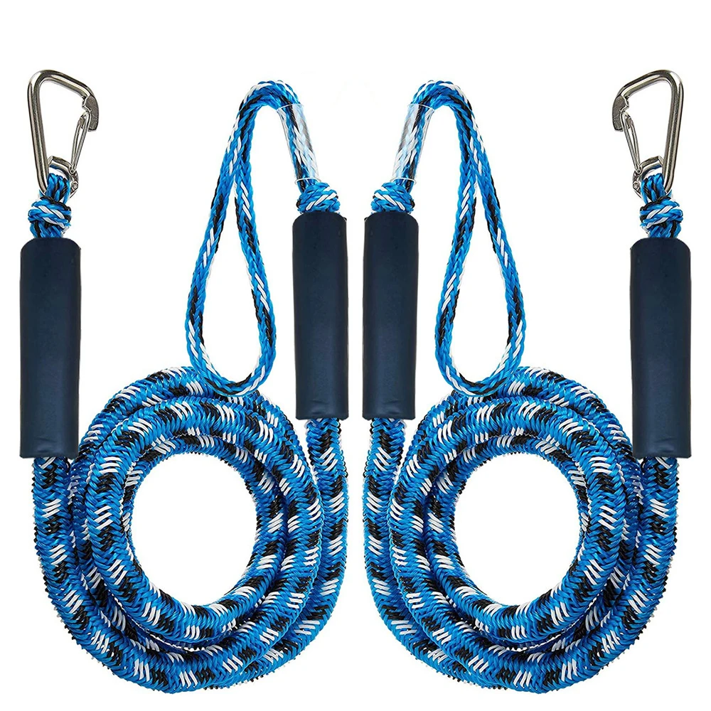 

1/2 шт. 4-футовые эластичные швартовные тросы для лодок, каяков, гидроциклов, понтонов, каноэ, моторных лодок