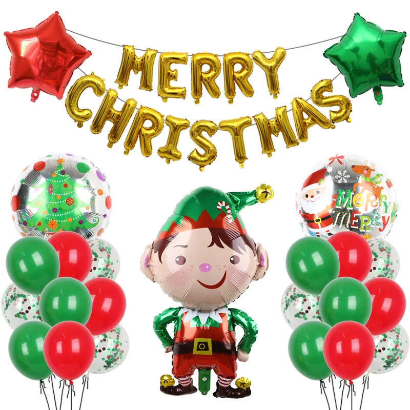 Christmas Balloons Happy New Year Christmas Kids Gifts Snowman Balloons Nightmare Before The Christmas Party Favors Kids