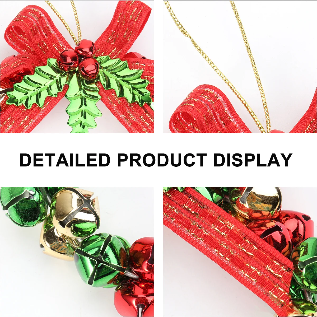 

1Pcs Christmas Ornament Hanging Garland Premium Decorative Wreath for Holiday Season Door Wall Decor Festive Christmas Accessory
