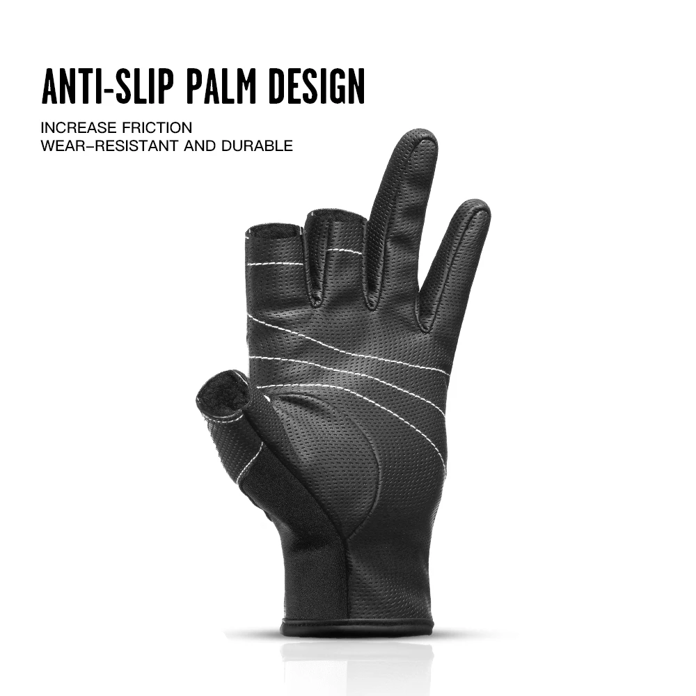 Fishing gloves, waterproof gloves for both men and women, perfect for ice fishing in cold weather and outdoor activities. All-se