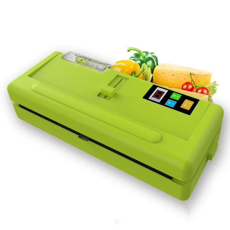Vacuum Sealing Machine Sealing Packaging Machine Small Household Silent Design Compression Fresh-Keeping Plastic Sealing Machine