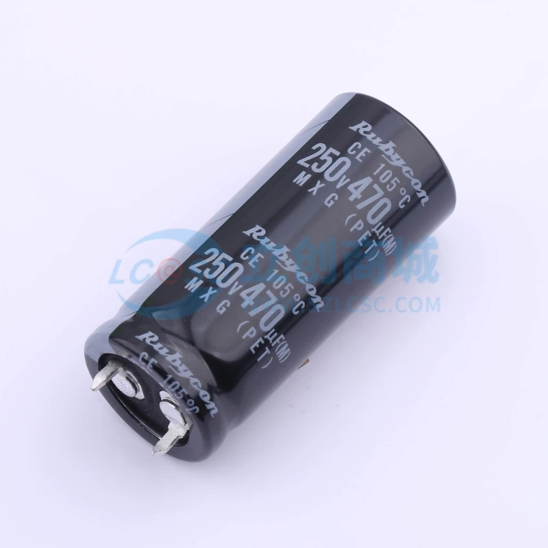 2PCS 250V470UF Volume 20X45MM Rubycon Electrolytic Capacitor 250MXG470MEFCSN20X45 NEW