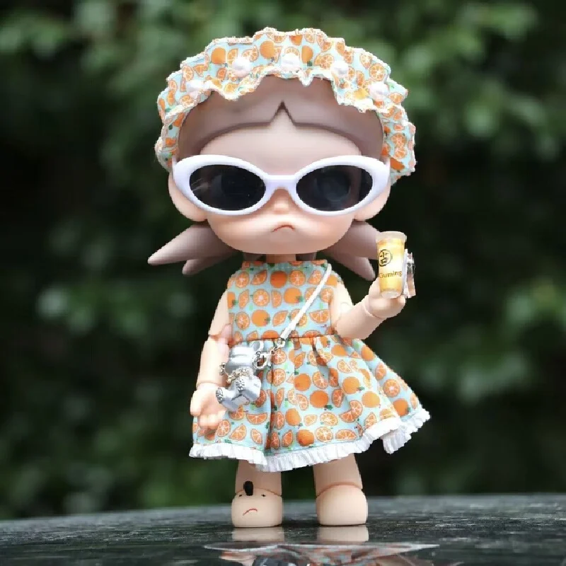 Only clothes no dolls for Sister Gazi zsiga Baby Dress 1/8 Set zsiga Floral Dress 3-piece set  Headwear + dress + little bear