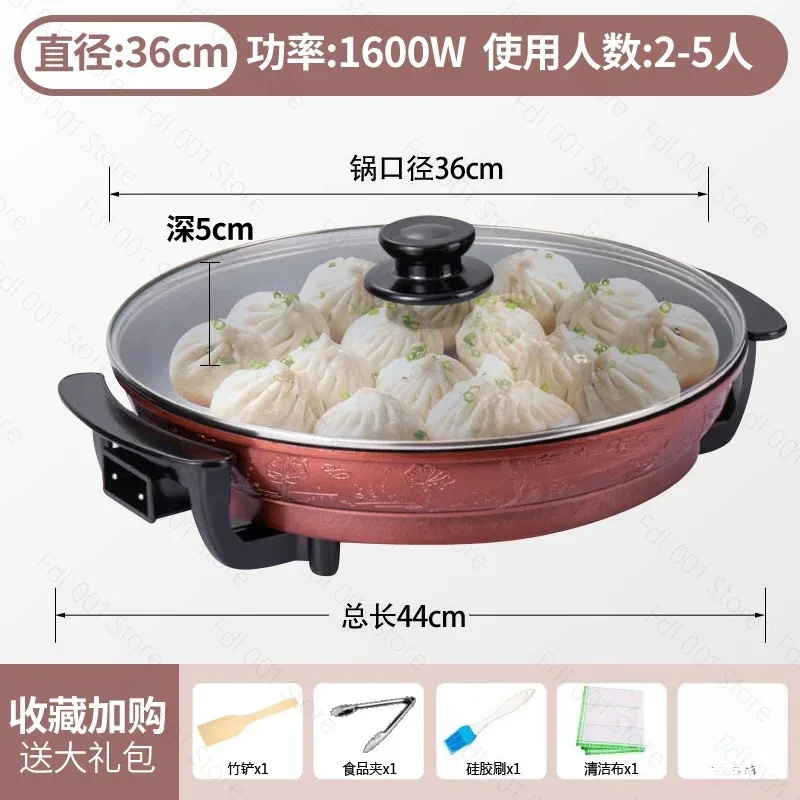 1500W 120V 46cm Electric Baking Oven Uniform Heating Non‑Stick Working Surface for  Pizza Bread Crust Corn Tortillas Making