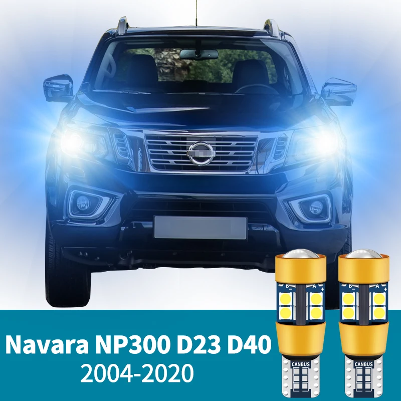 2pcs LED Parking Light For Nissan Navara NP300 D23 D40 Accessories 2004-2020 2013 2014 2015 2016 2017 2018 2019 Clearance Lamp