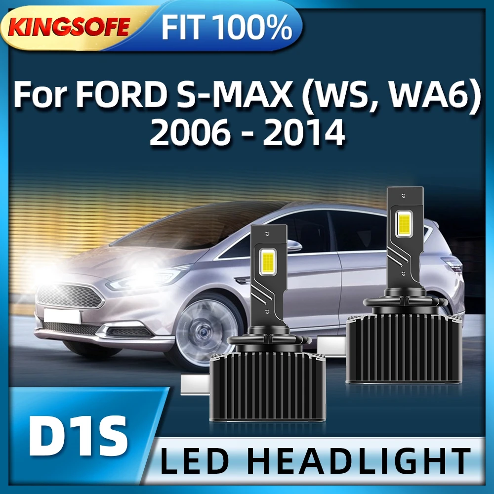 

KINGSOFE D1S LED Headlights HID 30000LM CSP Chip 6000K For FORD S-MAX (WS, WA6) 2006 2007 2008 2009 2010 2011 2012 2013 2014