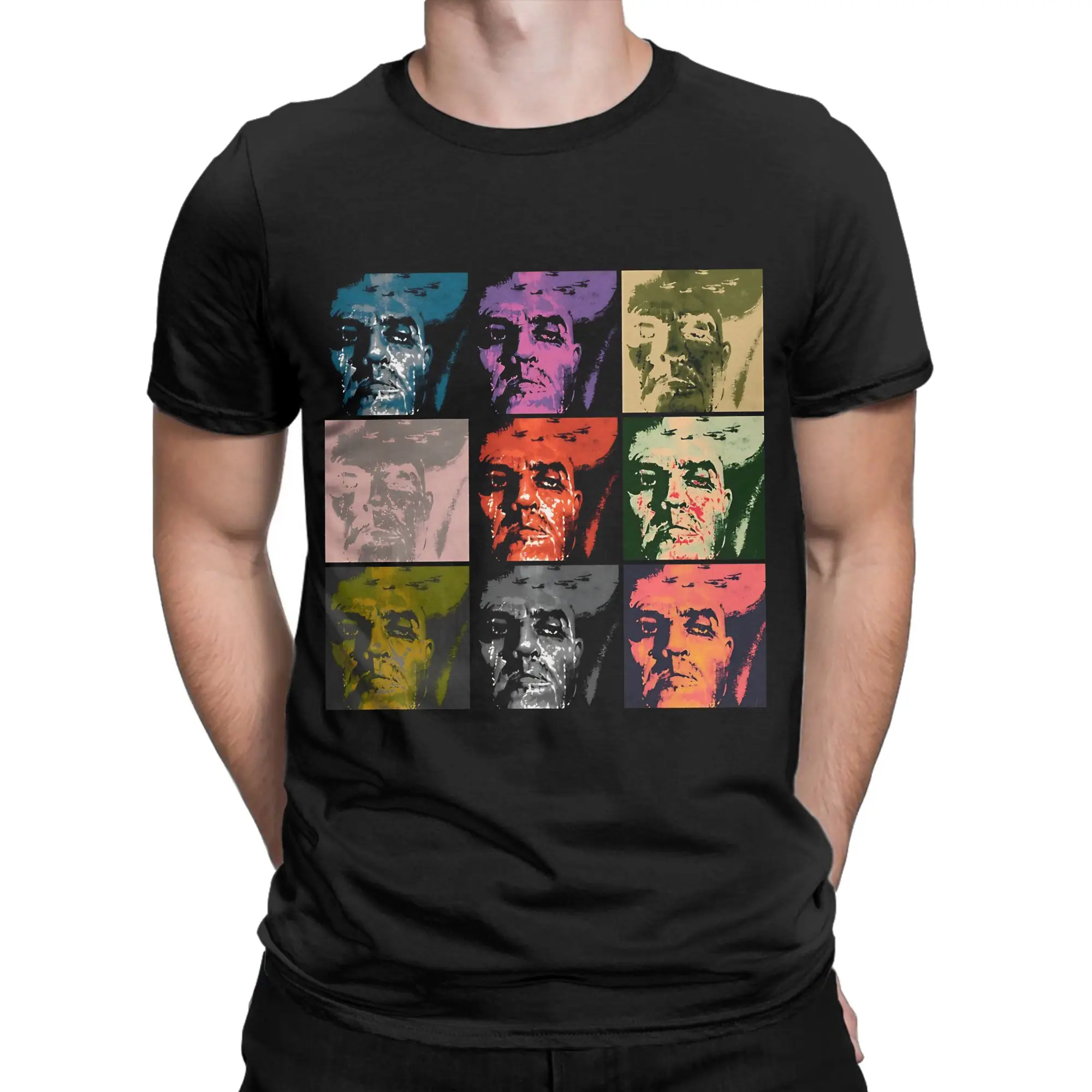 Apocalypse Now Marlon Brando Colonel Kurtz Warhol Art Classic Funny Graphic 100% Cotton T-Shirt Apocalypse Now Tees Tops For Men